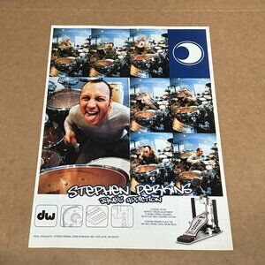 Stephen Perkins of Jane's Addiction - DW PEDALS - 2003 Print Advertisement